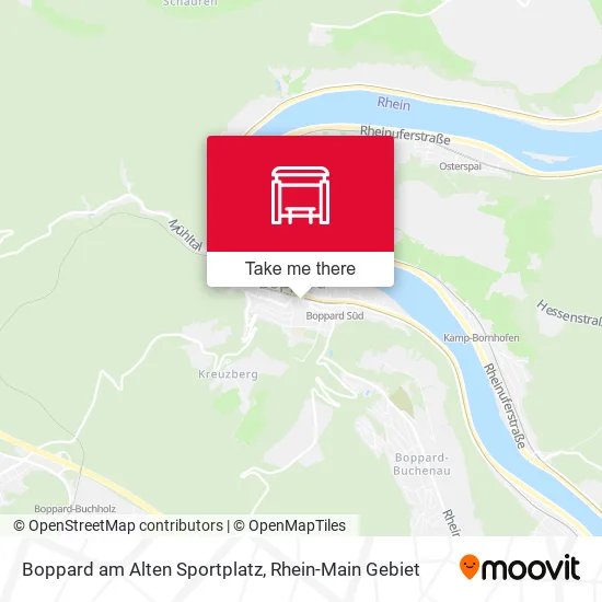 Карта Boppard am Alten Sportplatz