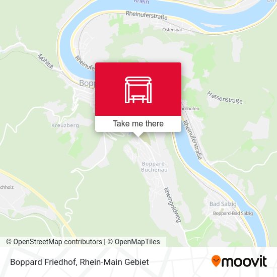 Boppard Friedhof map