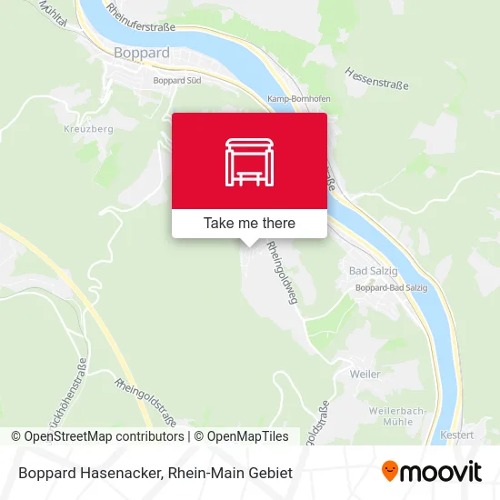 Boppard Hasenacker map