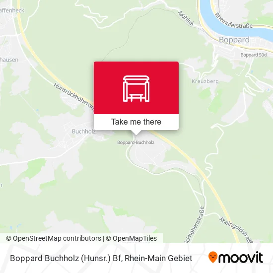 Карта Boppard Buchholz (Hunsr.) Bf