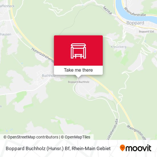 Boppard Buchholz (Hunsr.) Bf map