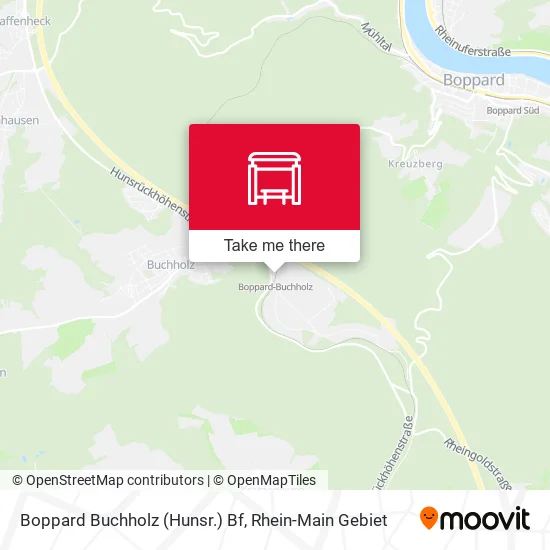 Карта Boppard Buchholz (Hunsr.) Bf