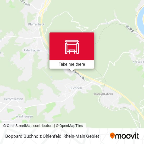 Boppard Buchholz Ohlenfeld map
