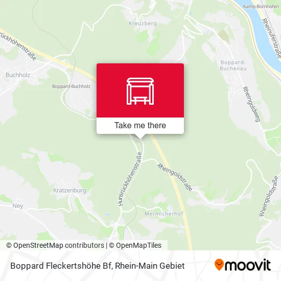 Карта Boppard Fleckertshöhe Bf