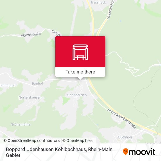 Boppard Udenhausen Kohlbachhaus map