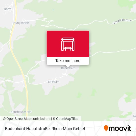 Badenhard Hauptstraße map