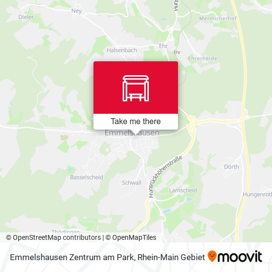 Emmelshausen Zentrum am Park map