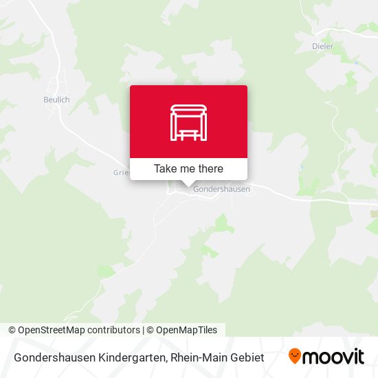 Gondershausen Kindergarten map