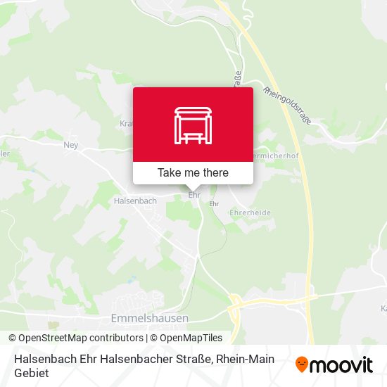 Halsenbach Ehr Halsenbacher Straße map