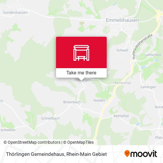 Thörlingen Gemeindehaus map