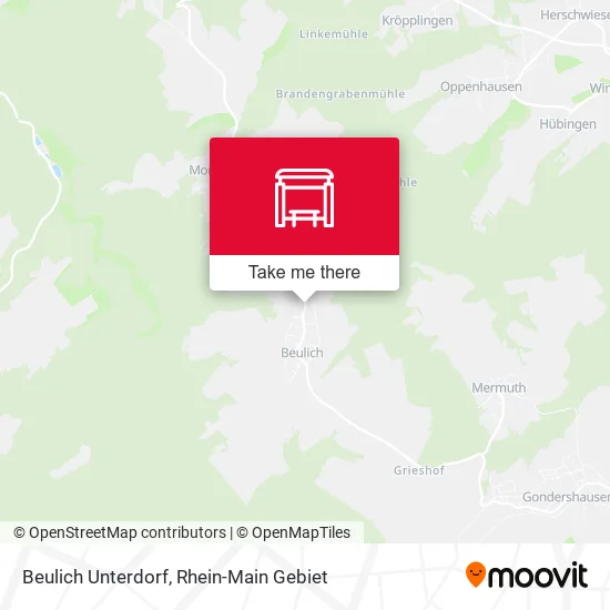 Карта Beulich Unterdorf