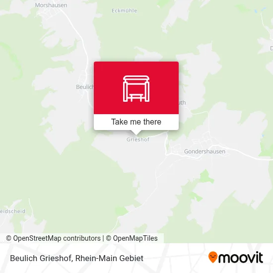 Beulich Grieshof map