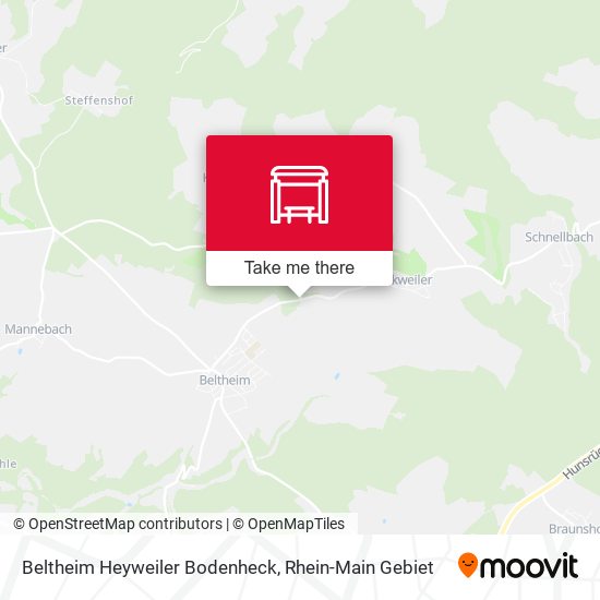 Карта Beltheim Heyweiler Bodenheck