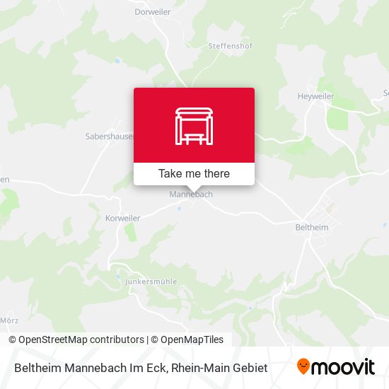 Beltheim Mannebach Im Eck map