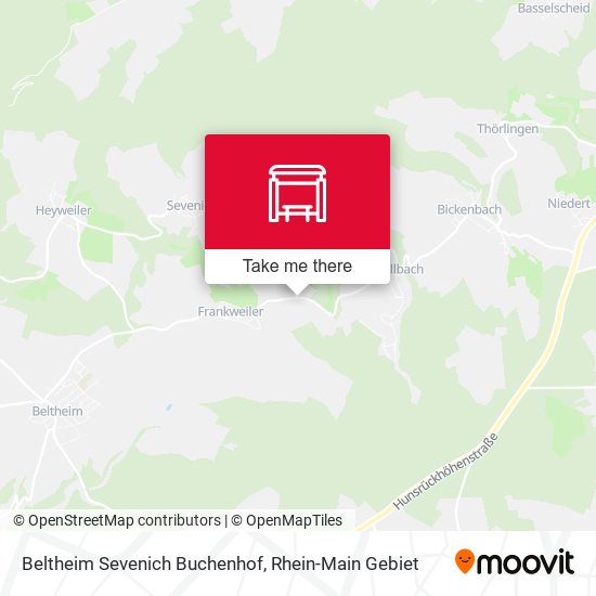 Beltheim Sevenich Buchenhof map