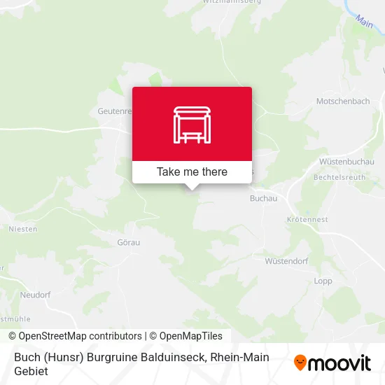 Карта Buch (Hunsr) Burgruine Balduinseck
