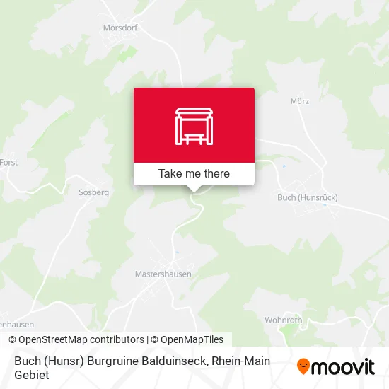Карта Buch (Hunsr) Burgruine Balduinseck