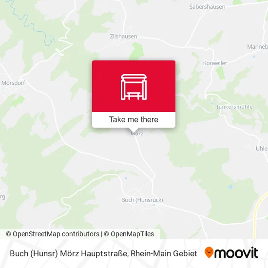 Карта Buch (Hunsr) Mörz Hauptstraße