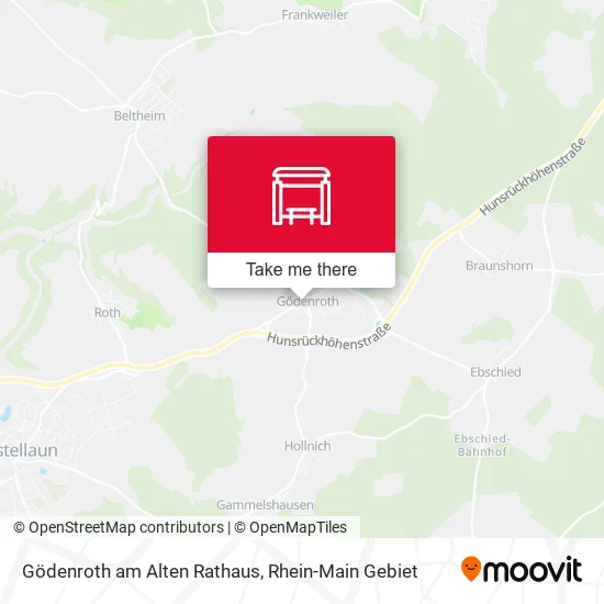 Карта Gödenroth am Alten Rathaus
