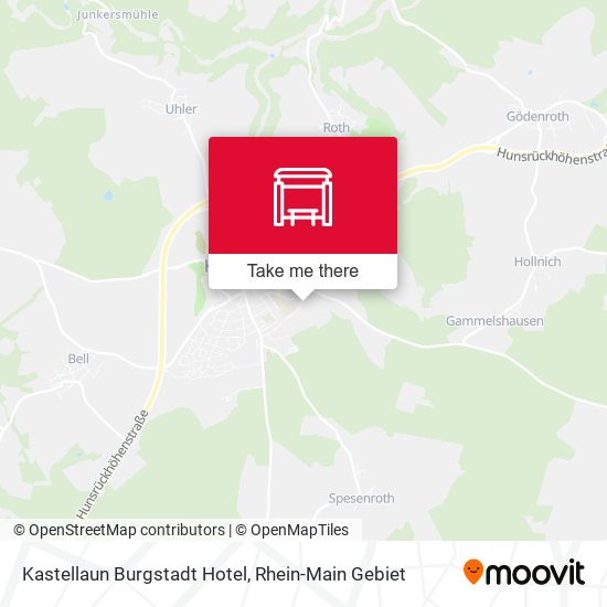 Kastellaun Burgstadt Hotel map