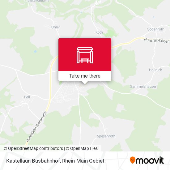 Карта Kastellaun Busbahnhof