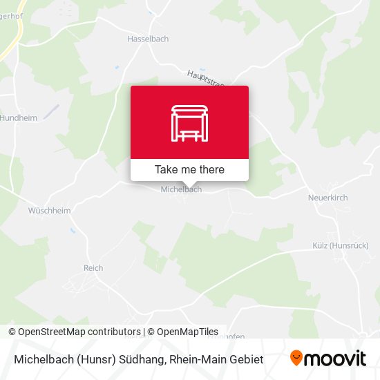Michelbach (Hunsr) Südhang map