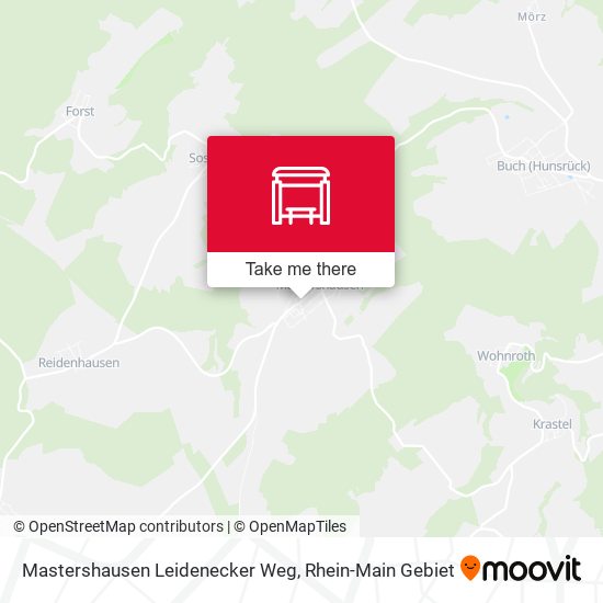 Mastershausen Leidenecker Weg map