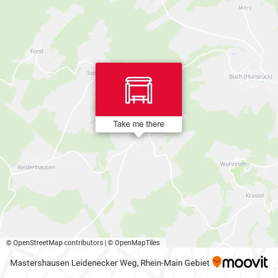 Карта Mastershausen Leidenecker Weg
