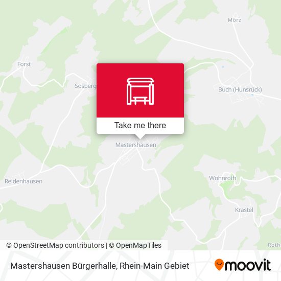 Mastershausen Bürgerhalle map