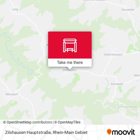Zilshausen Hauptstraße map