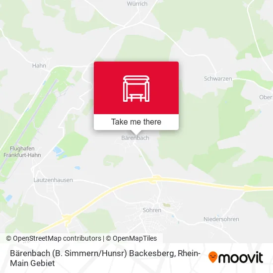 Bärenbach (B. Simmern / Hunsr) Backesberg map