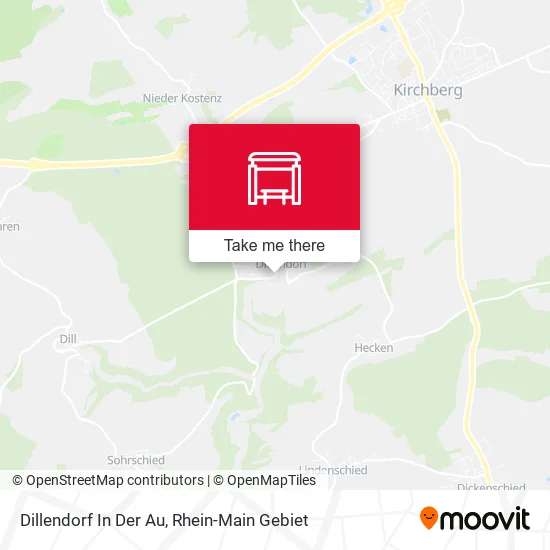 Карта Dillendorf In Der Au