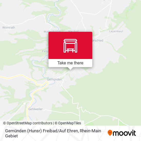 Gemünden (Hunsr) Freibad / Auf Ehren map