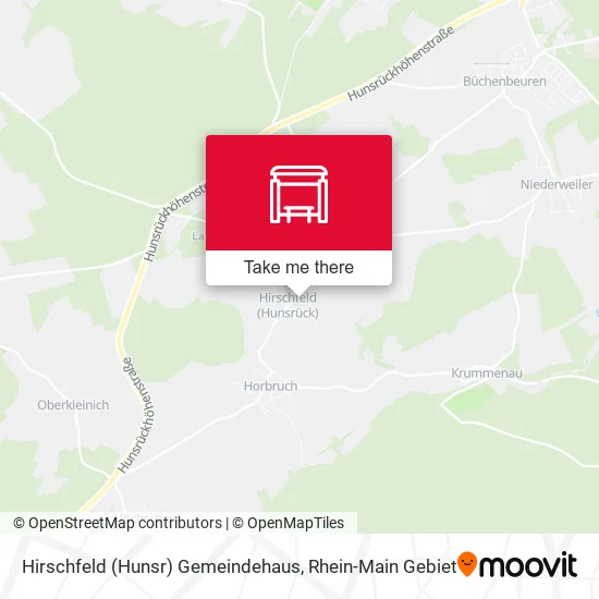Карта Hirschfeld (Hunsr) Gemeindehaus