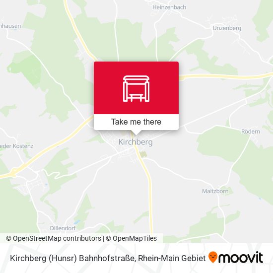 Kirchberg (Hunsr) Bahnhofstraße map