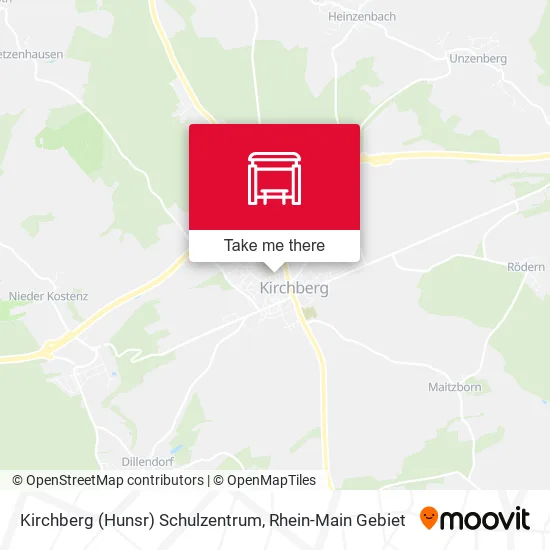 Карта Kirchberg (Hunsr) Schulzentrum