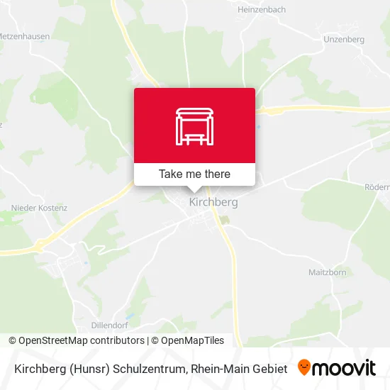 Карта Kirchberg (Hunsr) Schulzentrum