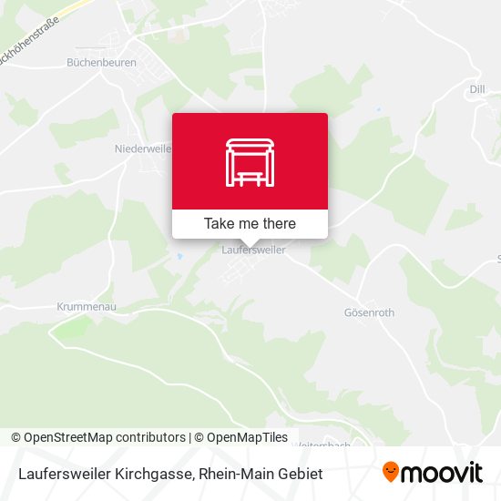 Laufersweiler Kirchgasse map