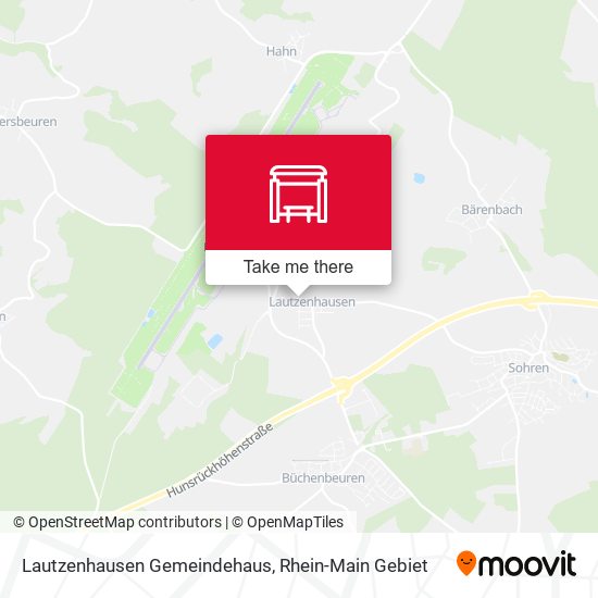 Lautzenhausen Gemeindehaus map