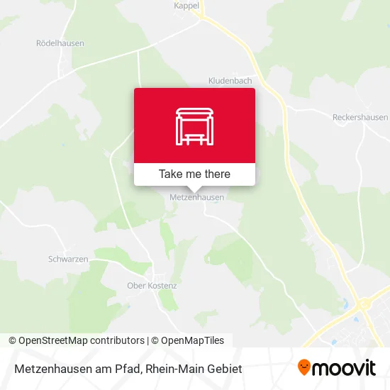 Карта Metzenhausen am Pfad