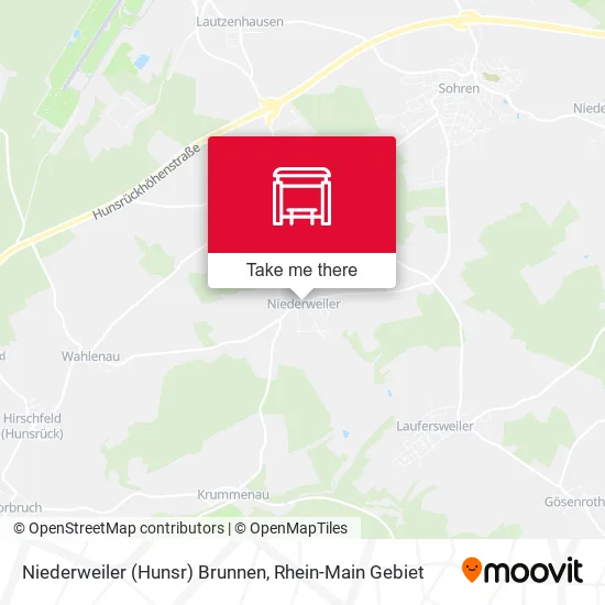 Карта Niederweiler (Hunsr) Brunnen