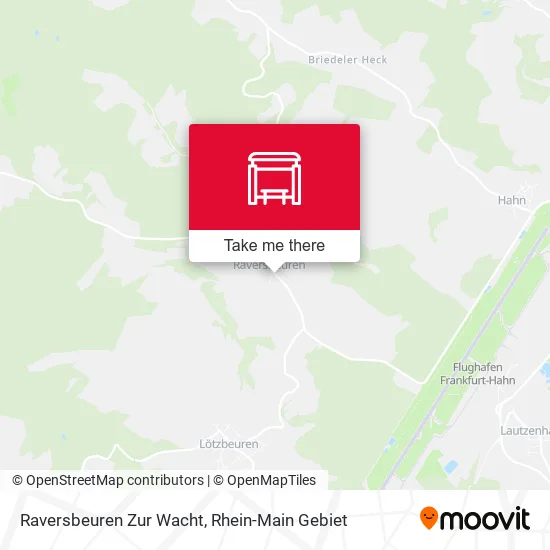 Карта Raversbeuren Zur Wacht