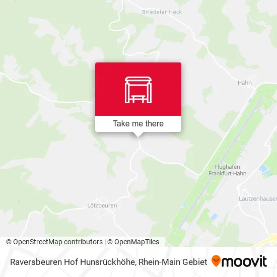 Карта Raversbeuren Hof Hunsrückhöhe