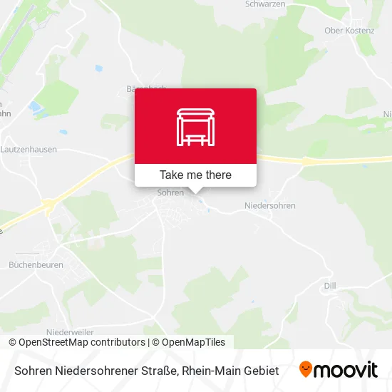 Карта Sohren Niedersohrener Straße