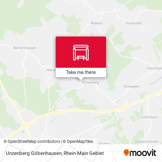 Unzenberg Göbenhausen map