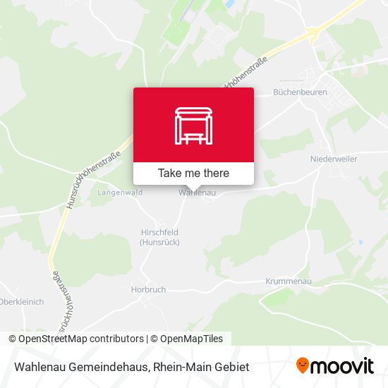 Wahlenau Gemeindehaus map