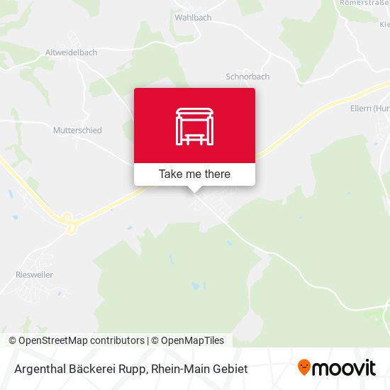 Карта Argenthal Bäckerei Rupp