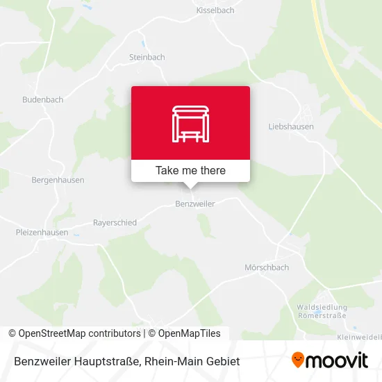 Карта Benzweiler Hauptstraße