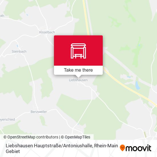 Liebshausen Hauptstraße / Antoniushalle map