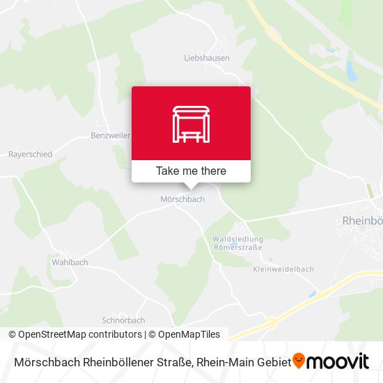Карта Mörschbach Rheinböllener Straße